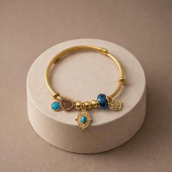 Turquoise Charm Bracelet