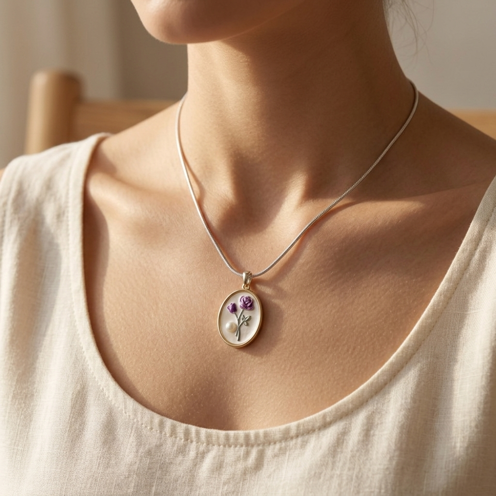 Rosabelle Locket Necklace