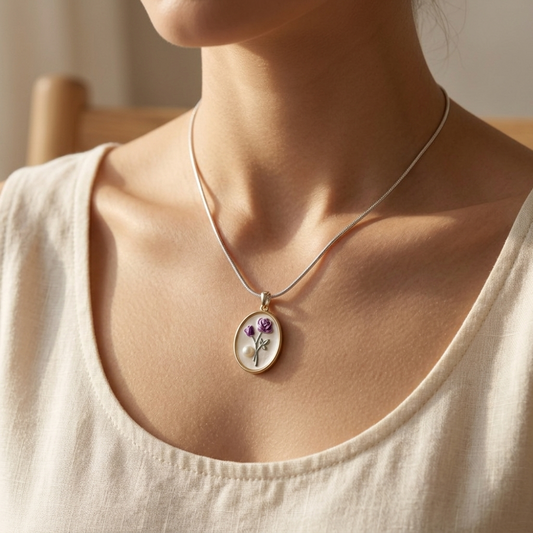 Rosabelle Locket Necklace