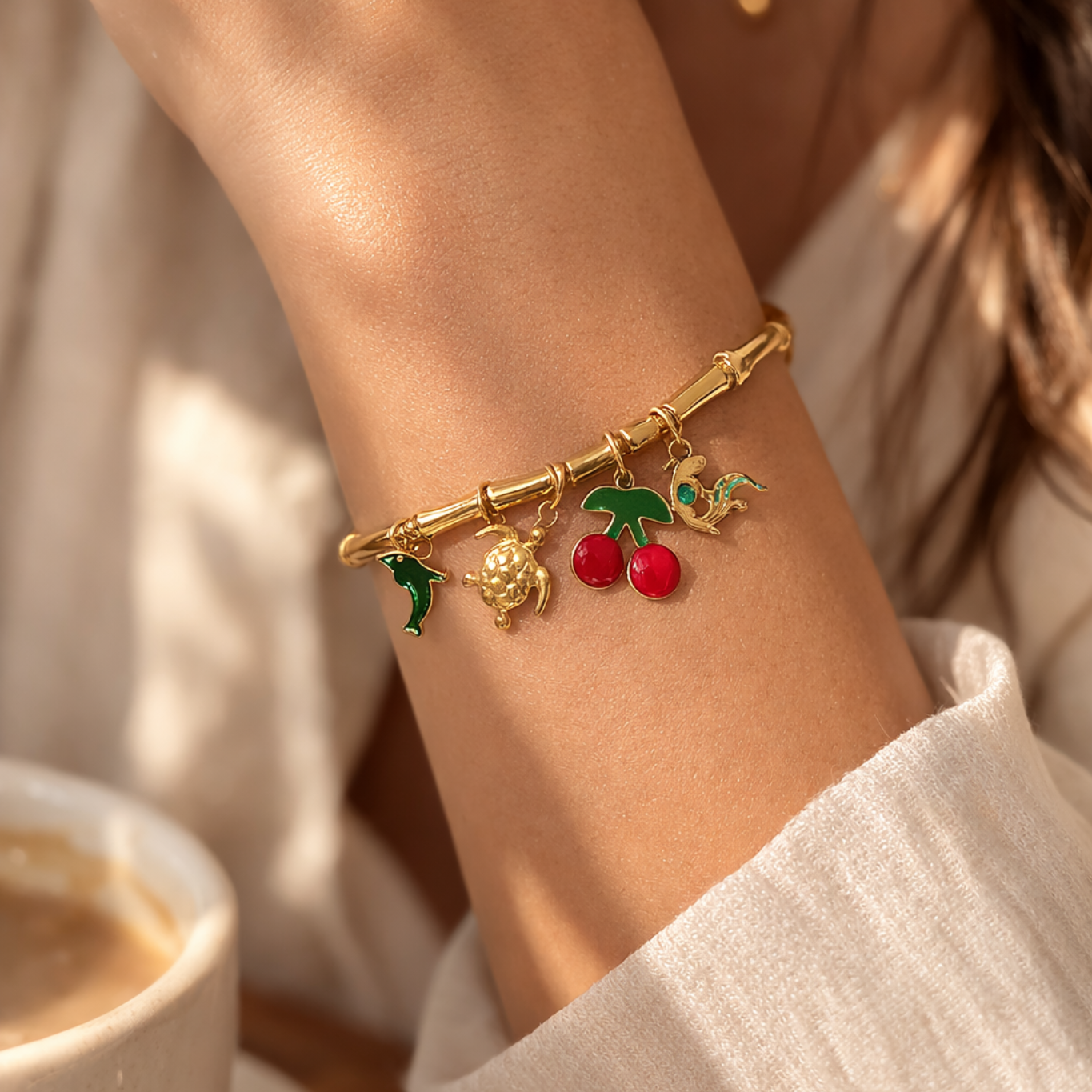 Coastal Treasure Charm Bracelet