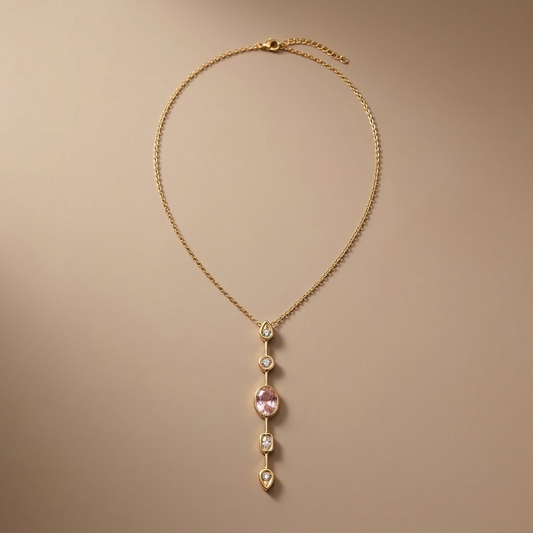 Blush Drop Necklace