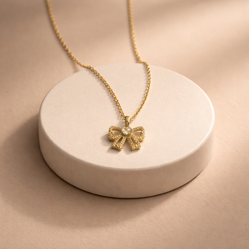 Rosalie Bow Necklace
